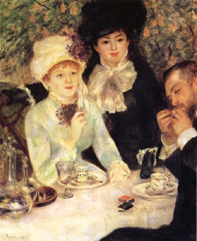 Pierre-Auguste Renoir La Fin du Dejeuner china oil painting image